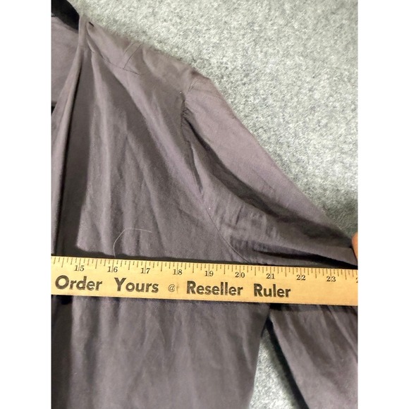 STANDARD JAMES PERSE Women Gray Knit Cardigan Open Front Size 3 Large Minimalist - Picture 5 of 8